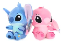 Casal Lilo E Stitch E Angel Namorados 2 Unidades Pelúcia 20cm Espaço Pelúcia