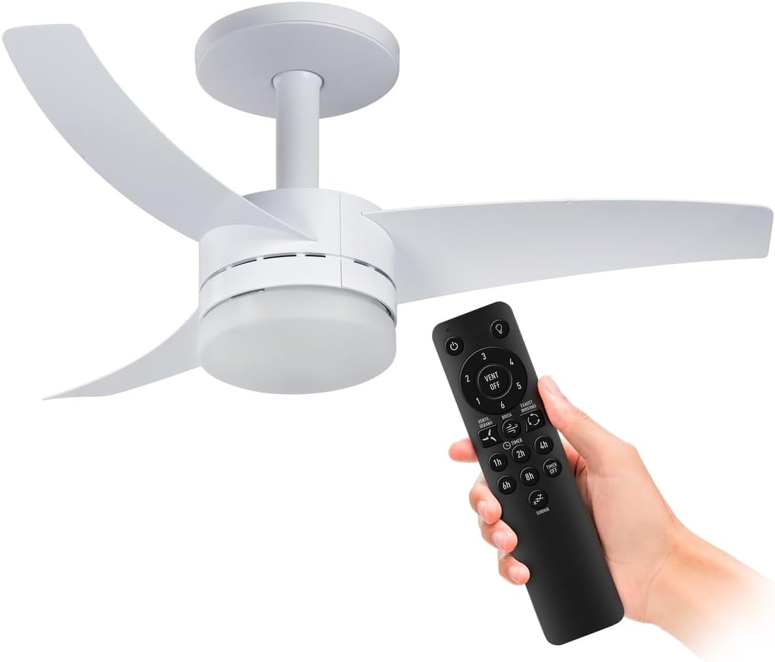 Ventilador de Teto Arno Ultimate Bivolt Branco VX13, 150W, Controle Remoto, 6 Velocidades, 4 Funções e Iluminação para 2 Lâmpadas 1 Ventilador de Teto Arno Ultimate Bivolt Branco VX13, 150W, Controle Remoto, 6 Velocidades, 4 Funções e Iluminação para 2 Lâmpadas